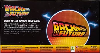 『バック・トゥ・ザ・フューチャー』 　ロゴ　LED デスクライト Amazon.co.jp : バック・トゥ・ザ・フューチャー ロゴライト